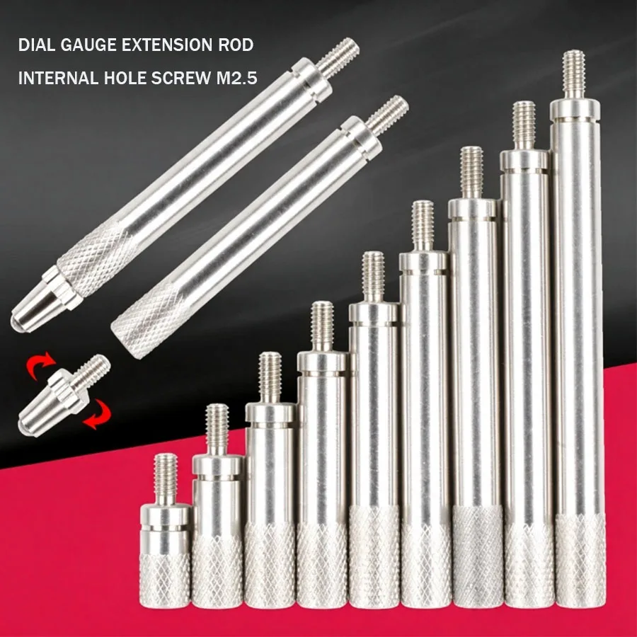 Mitutoyo dial gauge extension rod, extension rod, extension rod measuring head, extension connecting rod universal M2.5