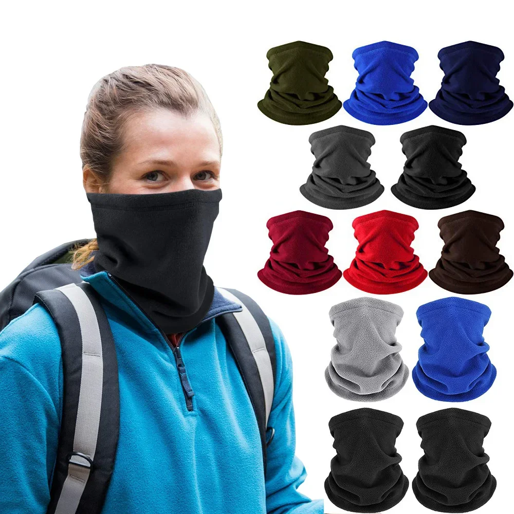 Lenço com tubo de pescoço para homens e mulheres, máscara bandana quente, meia capa facial, ciclismo, esqui, camping, caminhadas, windproof, inverno