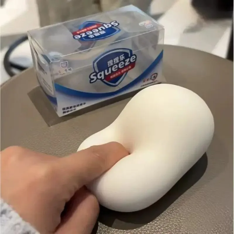 Soap Ball Squishy Stress Ball Filled Soft Squeeze Fidget Toy Anti-Stress Anxiety Relief Hand Decompression Adults Gift Funny