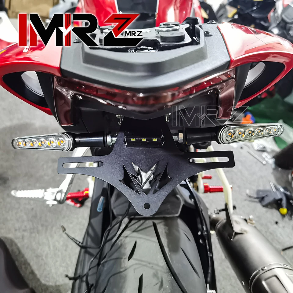 NEW License Plate Holder Bracket Tail Tidy Parts For QJMOTOR SRK 800 921 RR RS 800RR 800RS 921RR SRK800 SRK921 SRK800RR SRK921RR