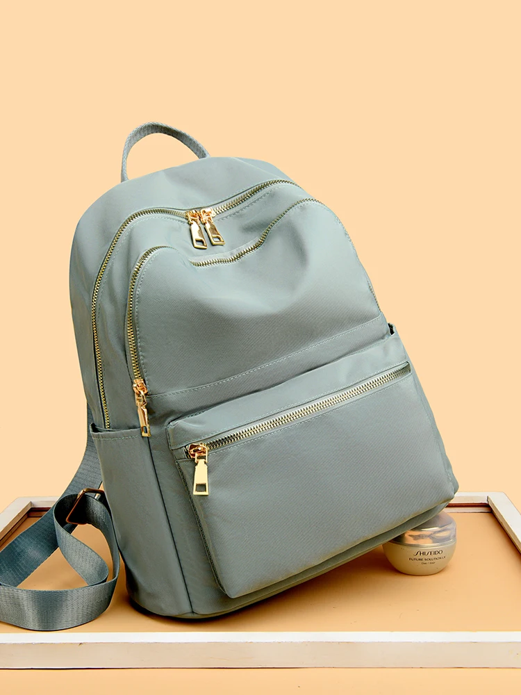 Ox Cloth Nylon Ladies Bapa 2025 New Sle Large Capaci Lightweight Casual Commuting Student Bookbag Dual Straps