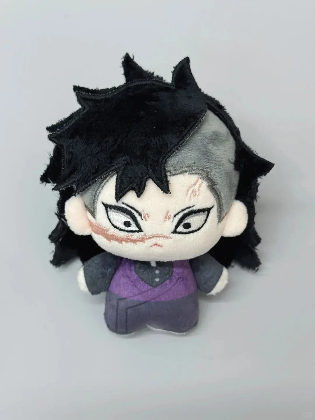 10 سنتيمتر Kimetsu no Yaiba Shinazugawa Sanemi لطيف القطن Plushies أنيمي أفخم قلادة ظهره المفاتيح جمع هدايا عيد الميلاد