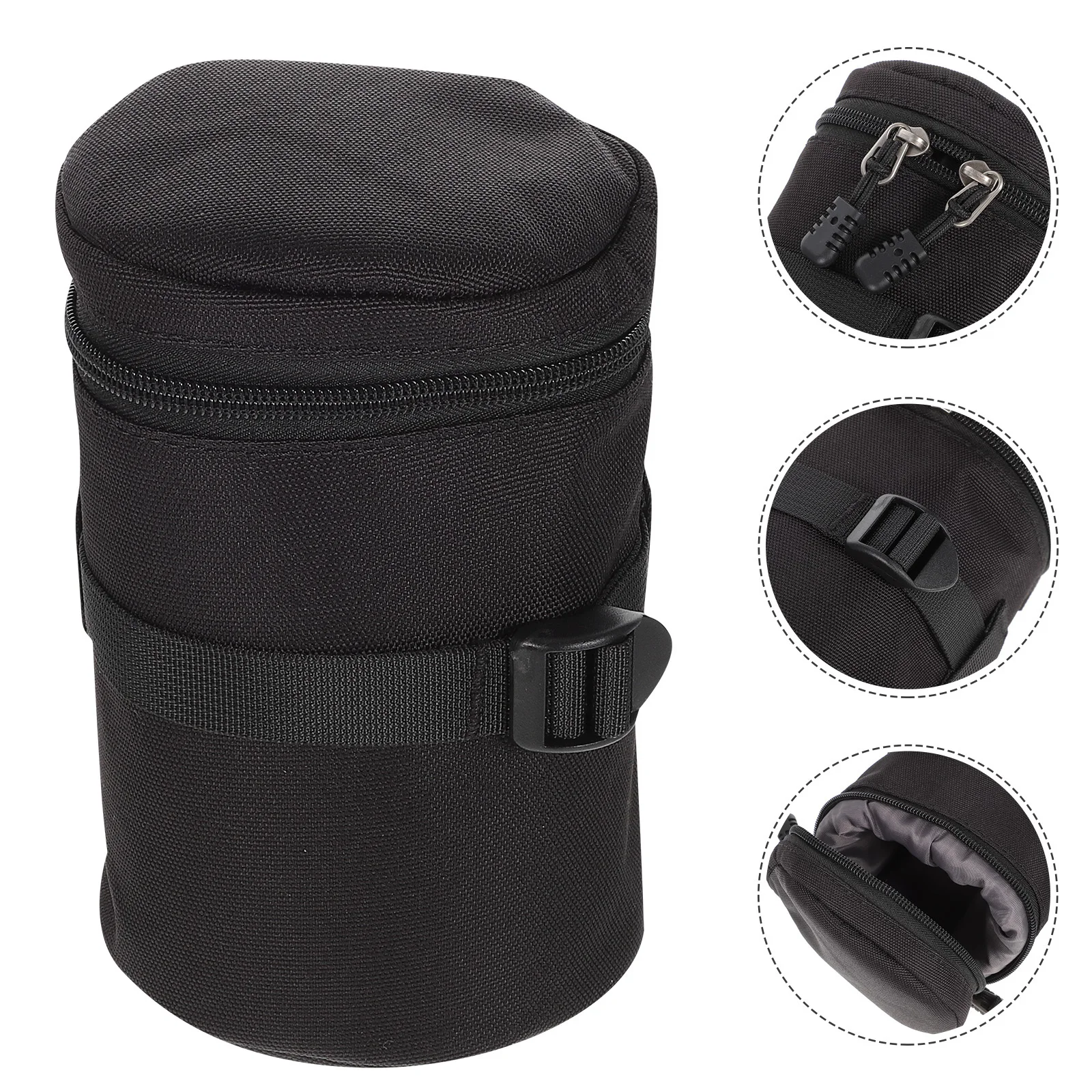 حقيبة عدسة الكاميرا المتينة، حامل عملي محمول لعدسات Dslr للحماية من السقوط والخدش #4