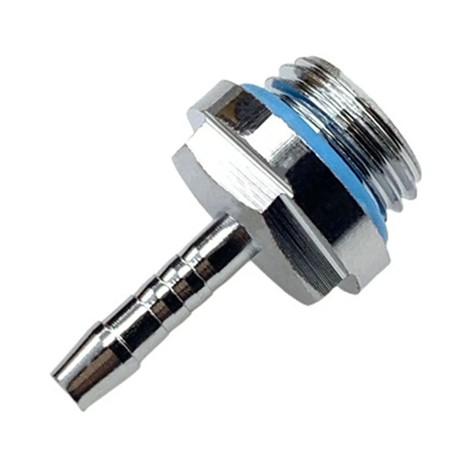 Barb Connector Hose Pagoda Fitting Inside Chamfer Part Silver Tool Wrench Hex G1/4 Thread For Radiator Water Pump