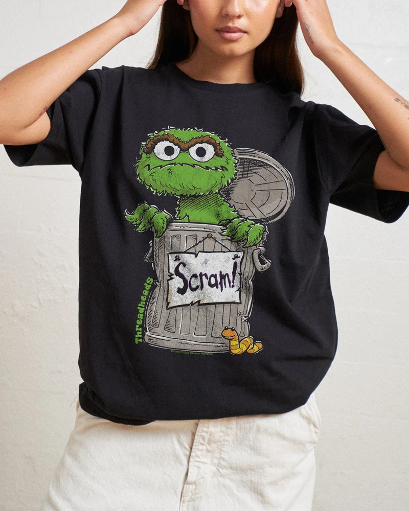 Green Furry Monster T-shirt _ Funny T-Shirt Graphic Cotton High-end Luxury Unisex Style Both of Men and Women