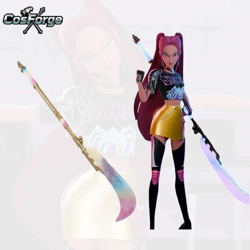 

Kpop Demon Hunter Huntrix Cosplay Mira Cosplay Accessories​ Props Props 3D Printed Holding Sword Cos Prop for Halloween Party