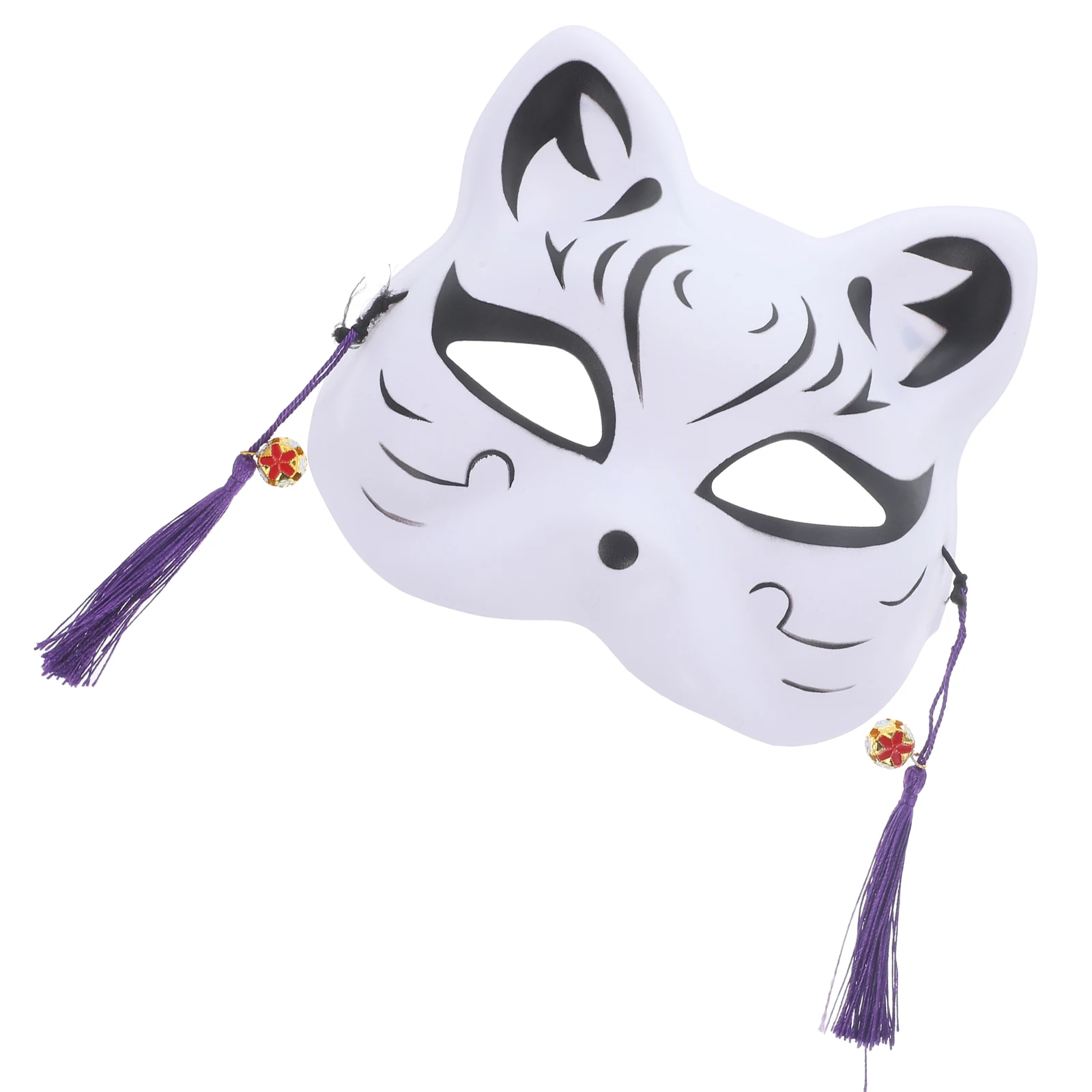 Japanse stijl kat kwastje cosplay party kinderen lichtgewicht plastic decoratief masker animatie festival rekwisieten cosplay party