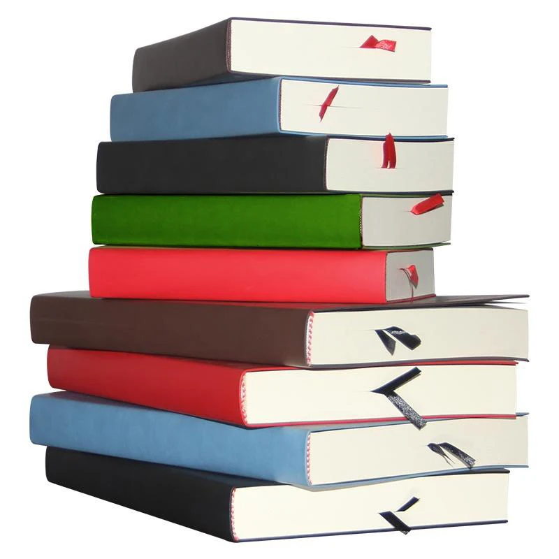 640 صفحة خط أفقي/شبكة/فراغ سميكة دفتر أعمال A4/A5 مدرسة مقاوم للماء الجلود مكتب القرطاسية دفتر مذكرات