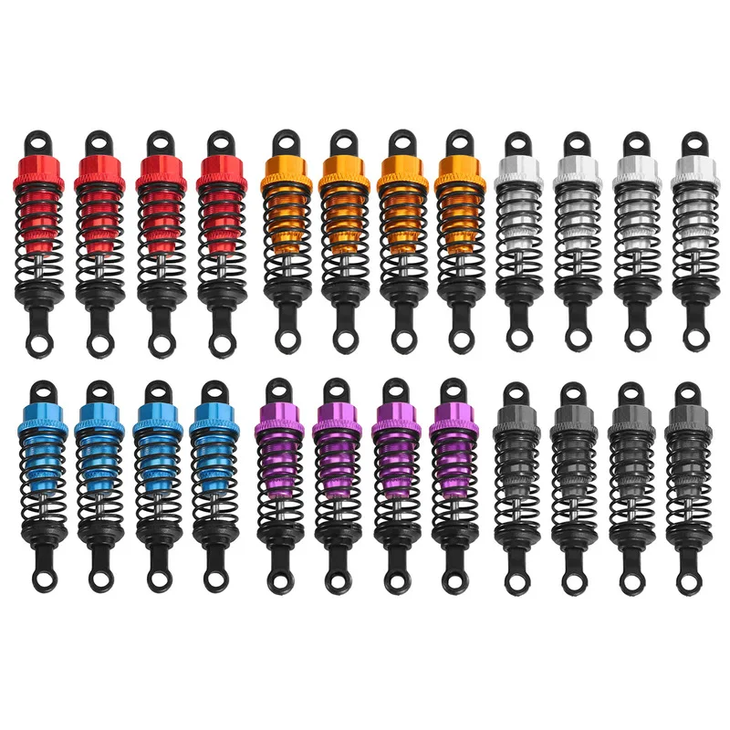 Rc Oil Pressure Shock Absorber Aluminum Alloy Adjustable For Mn78 Mn82 Mn98 Mn99s Mn168 D90 Wpl C14 C24 Rc Crawler Upgrade Parts