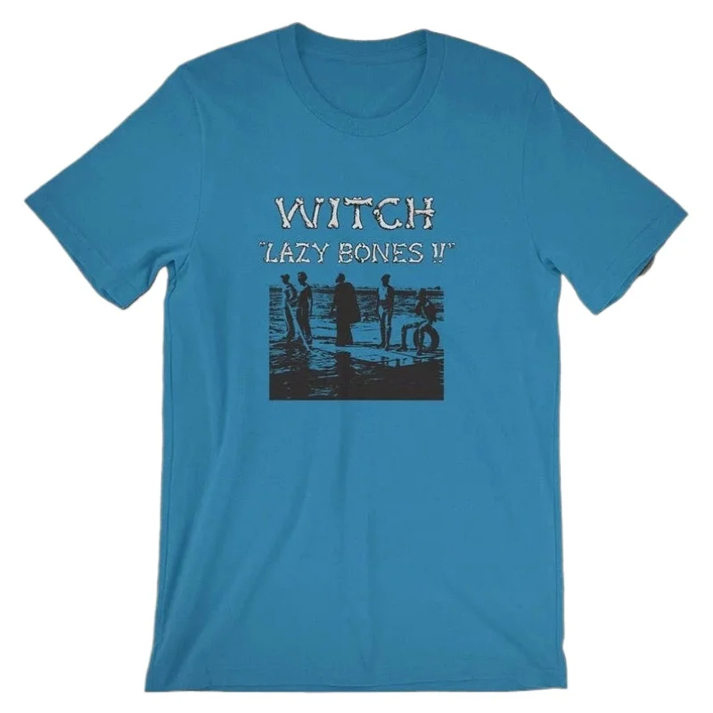 Witch Band Shirt Lazy Bones Casual O-Neck Short Sleeve Men's Tees Regular Fit Men Women T Shirt