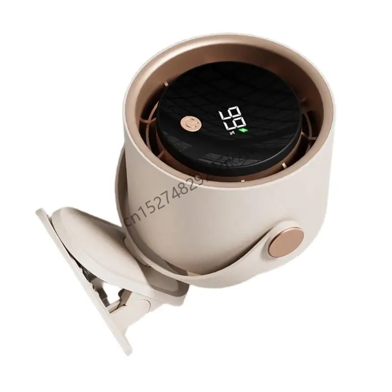 R9CD 100 Speed ​​Desk Fan Rechargable Small Travel Table Fan Fan Strong silencioso ventilador