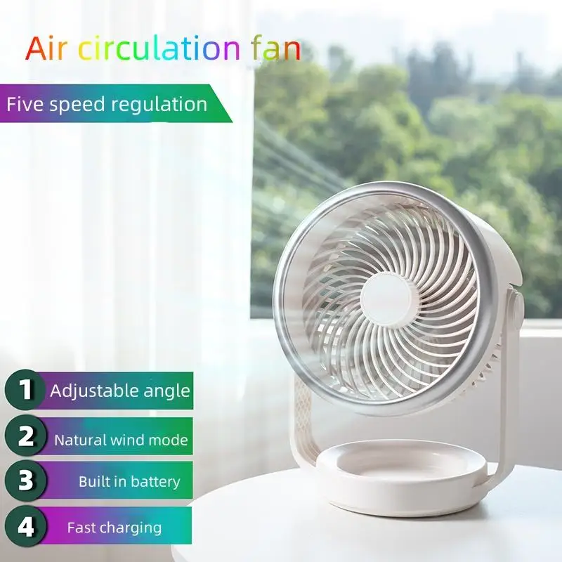 Xiaomi Multifunctional Foldable Electric Fan Circulator Air cooler Desktop Wall New Rechargeable Portable Air circulation Fan