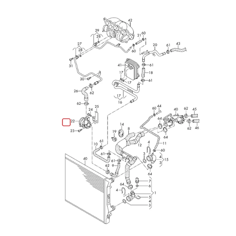 Cooling Auxiliary Water Pump 1K0965561F For Audi A1 A3 Seat Altea Ibiza Skoda Vw Beetle Cc Eos Golf Jeeta Passat 1K0 965 561 F