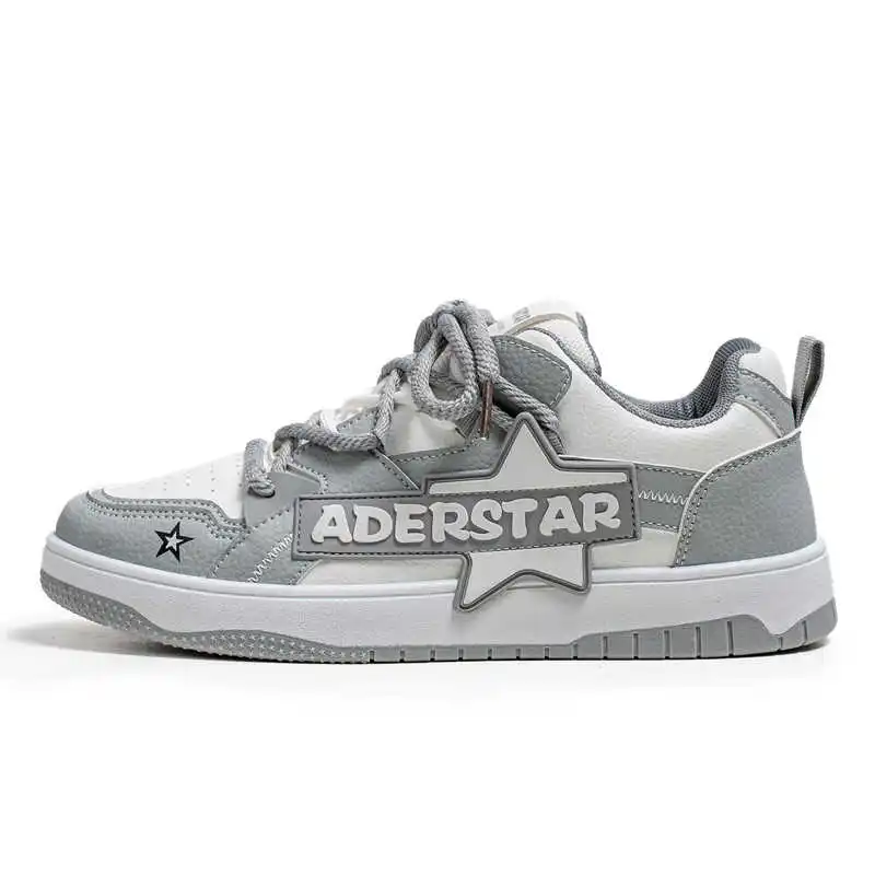 Round Nose Rubber Sole Cute Sneakers Woven Luxury Brand Shoes Men Red Basketball For Men Sports Shoose Fashion-man view 5