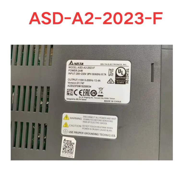 Second hand test OK ASD-A2-2023-F servo driver