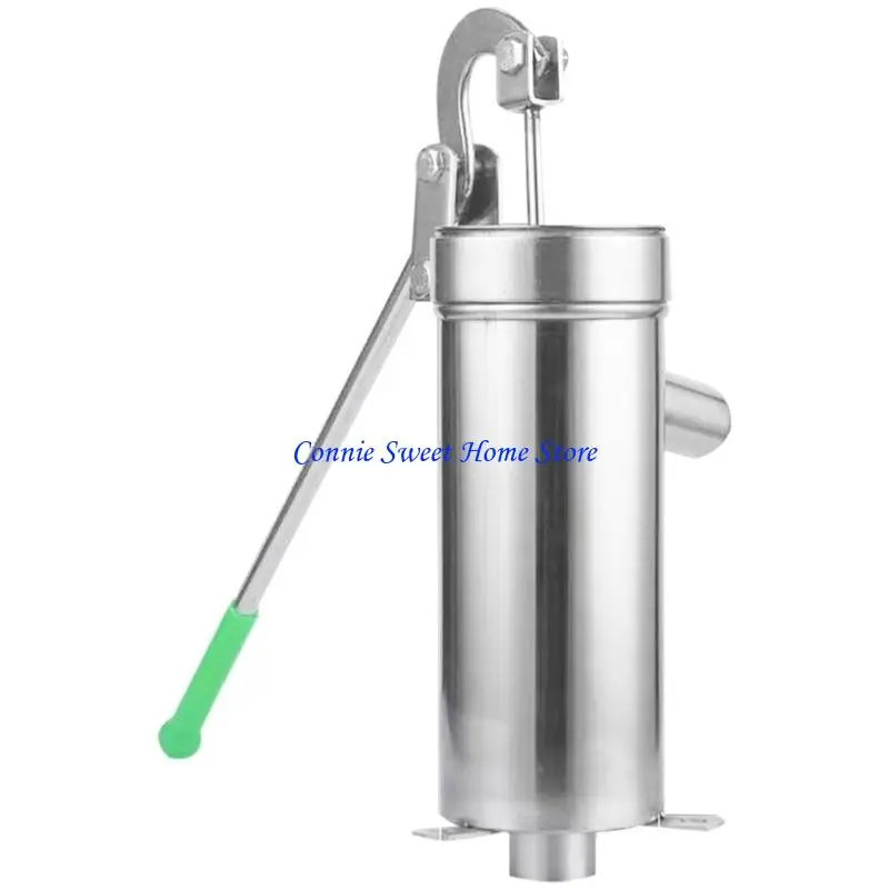 LXAF Manual SSteel Pitcher 8M Deep Suction Capacity Rotatable Handle Water for Household Groundwater Extraction