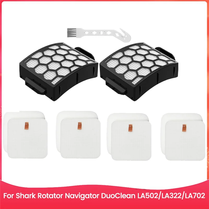 

Classy-HEPA Filters Foam& Felt Filters For Shark Rotator Navigator Duoclean LA502, LA322, LA702 Replacement Vacuum Filters