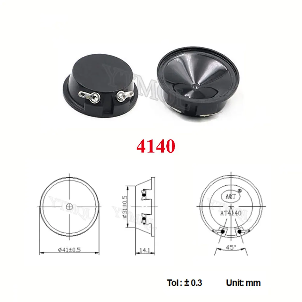 Imagem -03 - Alto-falante Ultrassônico Usado para Evitar Mosquitos Ratos e Aves Filme Plástico Chifre Impermeável 100 Peças 3840 4140 5140 38 mm 41 mm 51 mm