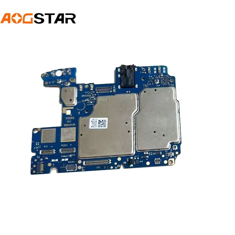 Aogstar Unlocked Mainboard For Motorola Moto G20 XT2128 Motherboard Circuits Flex Cable Logic Board