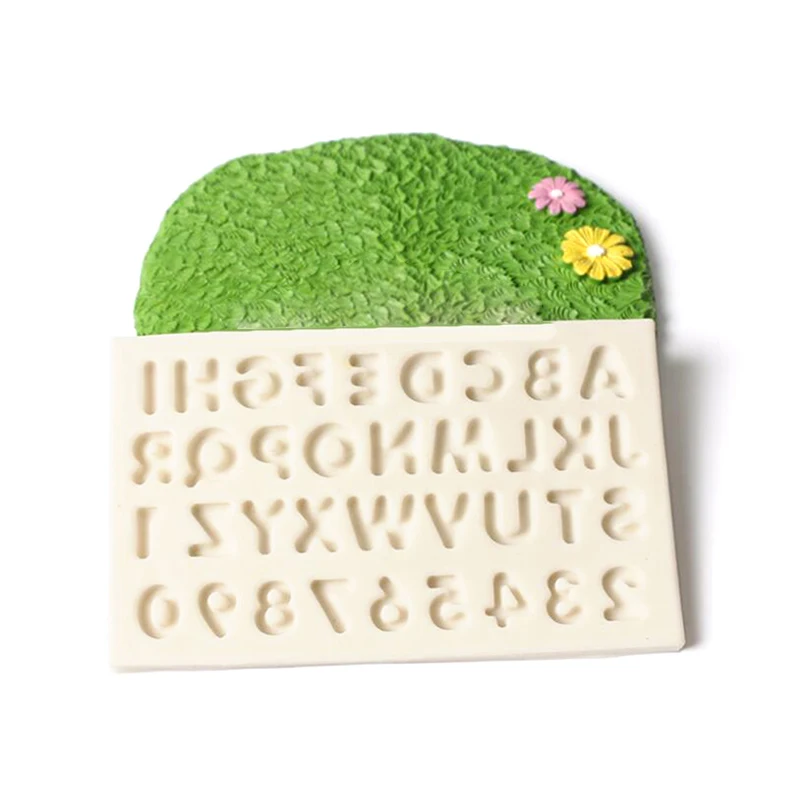 Silicone Letters Numbers Fondant Cake Mold DIY Sugarcraft Chocolate Baking Decor view 4