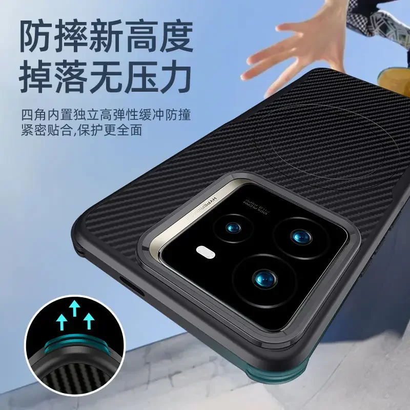 

Чехол для Realme GT7 Pro, роскошный магнитный чехол из кевларовой полосы для ПК Realme GT 7 Pro, противоударный бампер Realme GT7Pro Funda