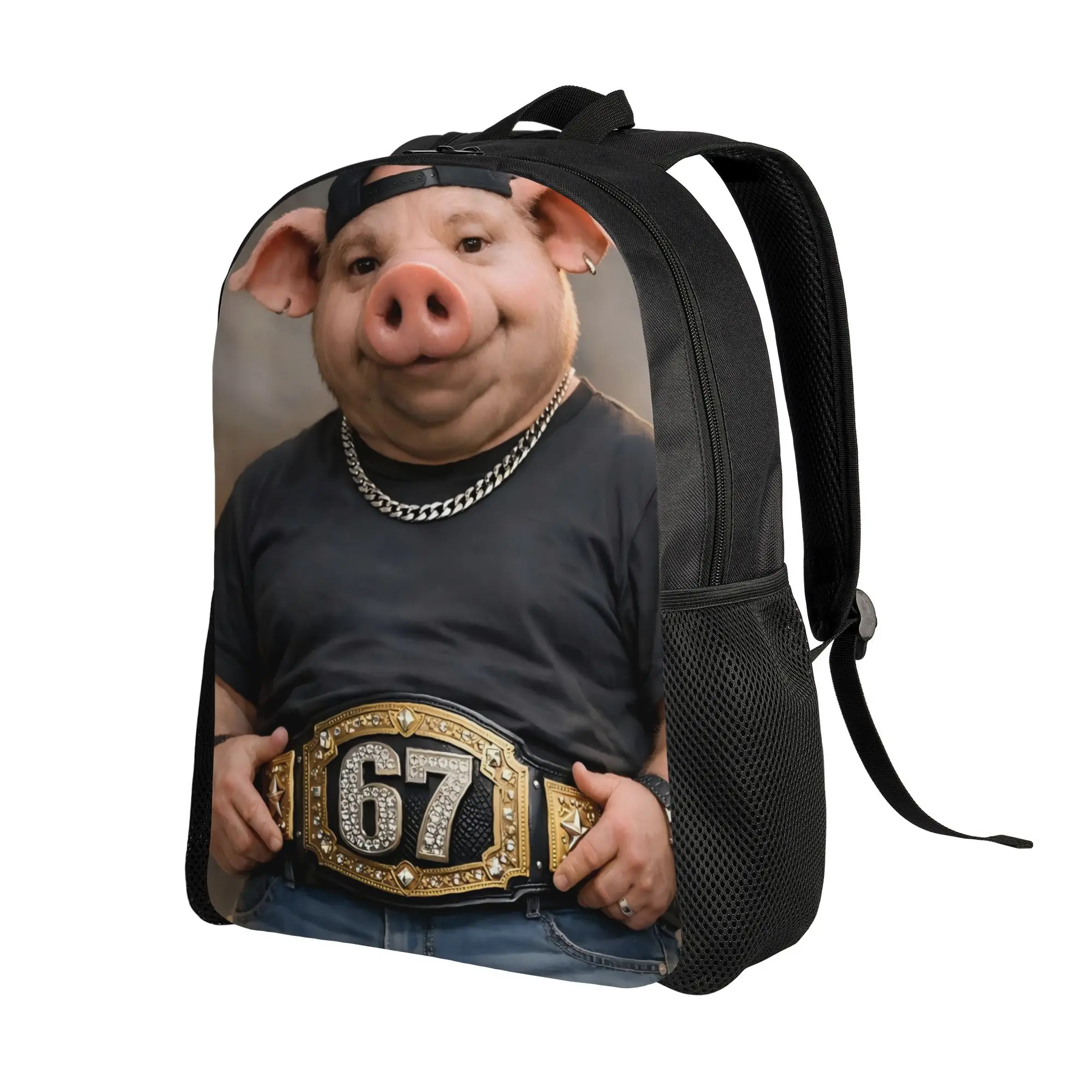 67 College Bag Back to school season John Pork 67  Multi-Function Backpack
