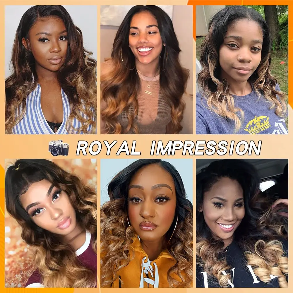 15A أومبير الملونة البرازيلي شعر مموج نسج حزم مع إغلاق ريمي حزم الإنسان مع HD الدانتيل إغلاق شقراء