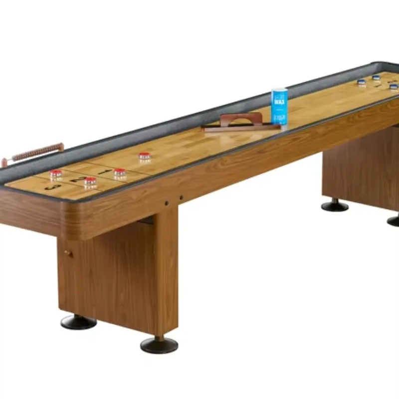 Factory Wholesale Price 12 ft Maple Playing Field Shuffleboard Table