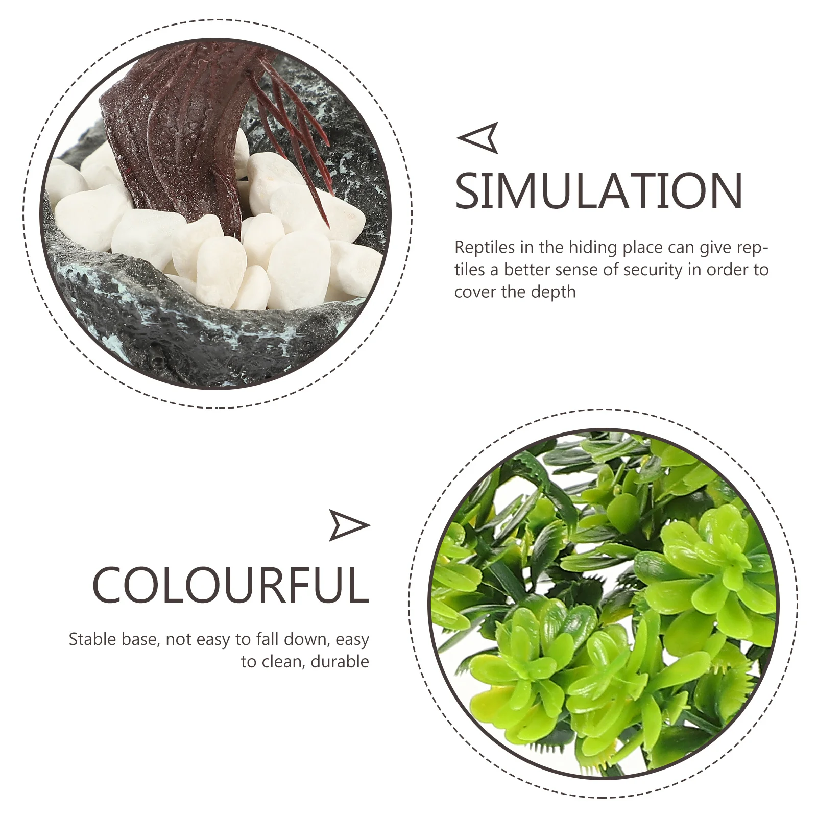 

Premium Reptile Hide Cave Dark Environment Design for Lizard Turtle Reptile Habitat Terrarium Landscape Decor Turtle Hide Cave