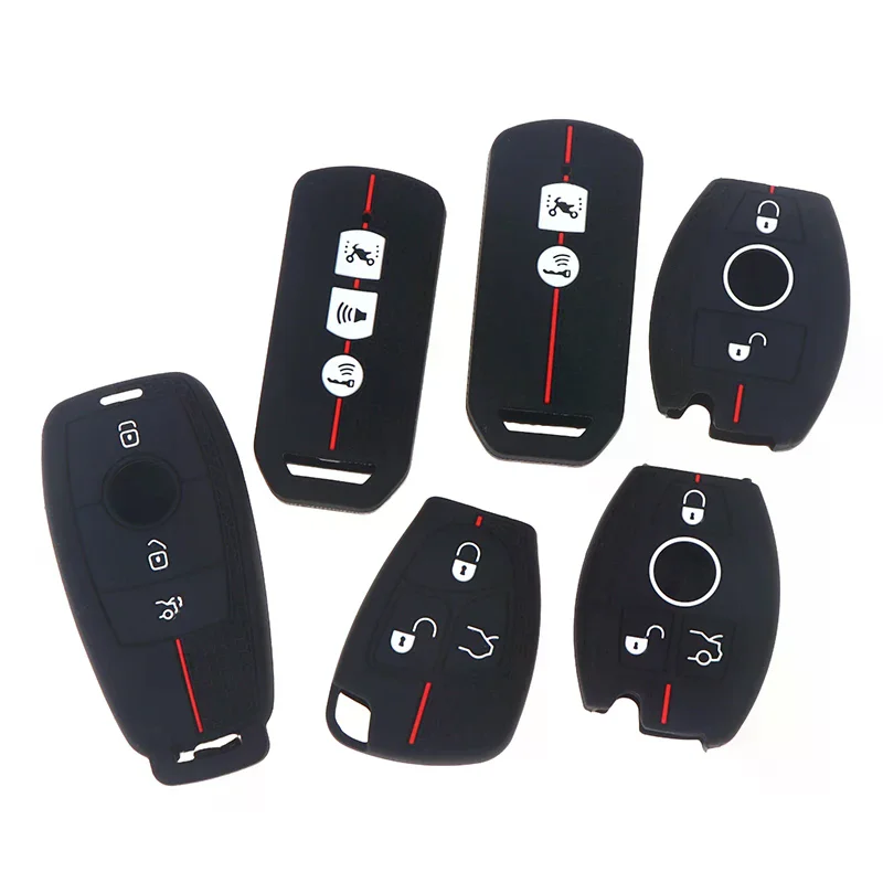 Silicone Key Protector Motorcycle Key Case Remote Keys Shell Cover For SH 125 PCX 150 350 Key Fob Cover