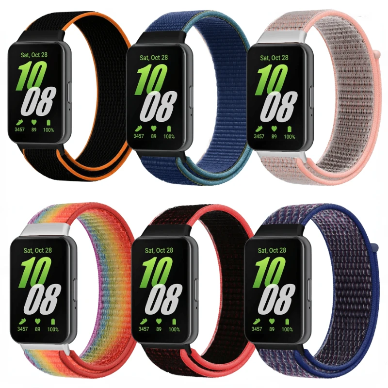 Ремешок нейлоновый для Samsung Galaxy Fit 3, Воздухопроницаемый браслет, Аксессуары для Samsung Galaxy Fit3