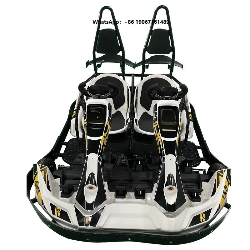 Commercial Plastic Double Electric Kart All-Inclusive with Timer Indoor Outdoor Amusement Equipment Integrated Four-Wheel Racing