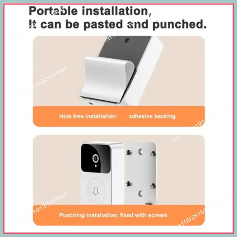 N94R Smart Wireless Wifi Video Doorbell Waterproof 1080P HD Video Doorbell With Camera HD Infrared Night Vision Camera Easy Inst
