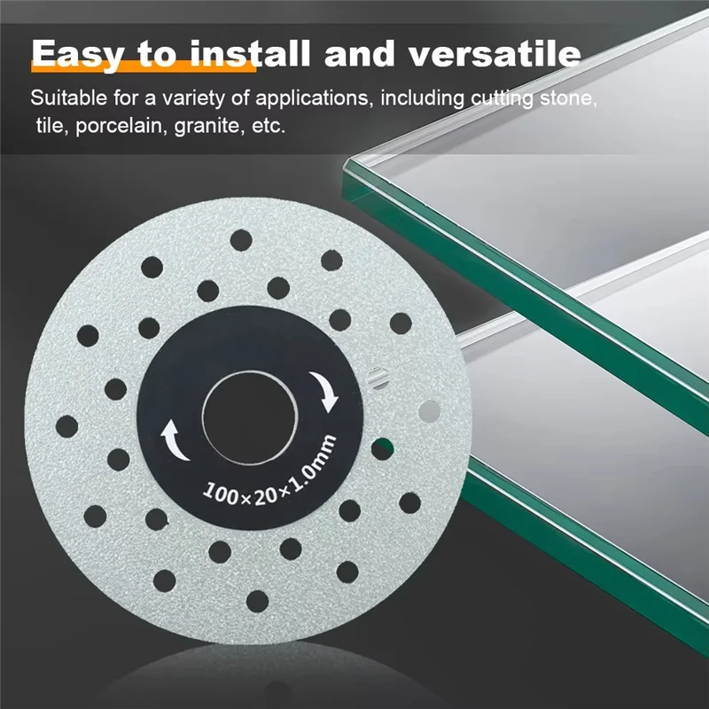 Tarcza diamentowa ABHI-4 cali/100 mm do cięcia płytek kamiennej, porowata, poszerzona, ultra-cienka tarcza tnąca