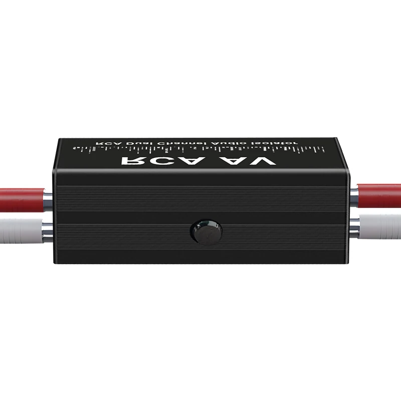 Isolateur de boucle de masse RCA portable à 2 canaux, éliminateur de bruit professionnel, filtre de signal audio, accessoires musicaux
