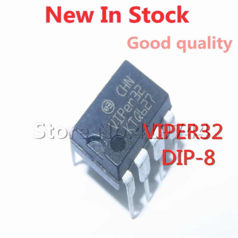 5PCS/LOT 100% Quality VIPER32 VIPER32DIP-E DIP-8 switching power management chip In Stock New Original