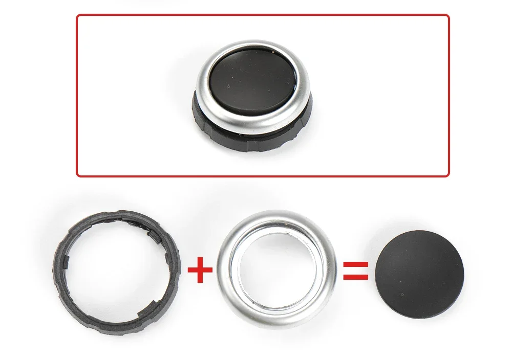 Auto Hinten Klimaanlage A/C Rotation Klima Control Knopf Taste Abdeckung Ersatz Für BMW F15 F16 X5 x6 2011-2017 Zubehör – Detail 4