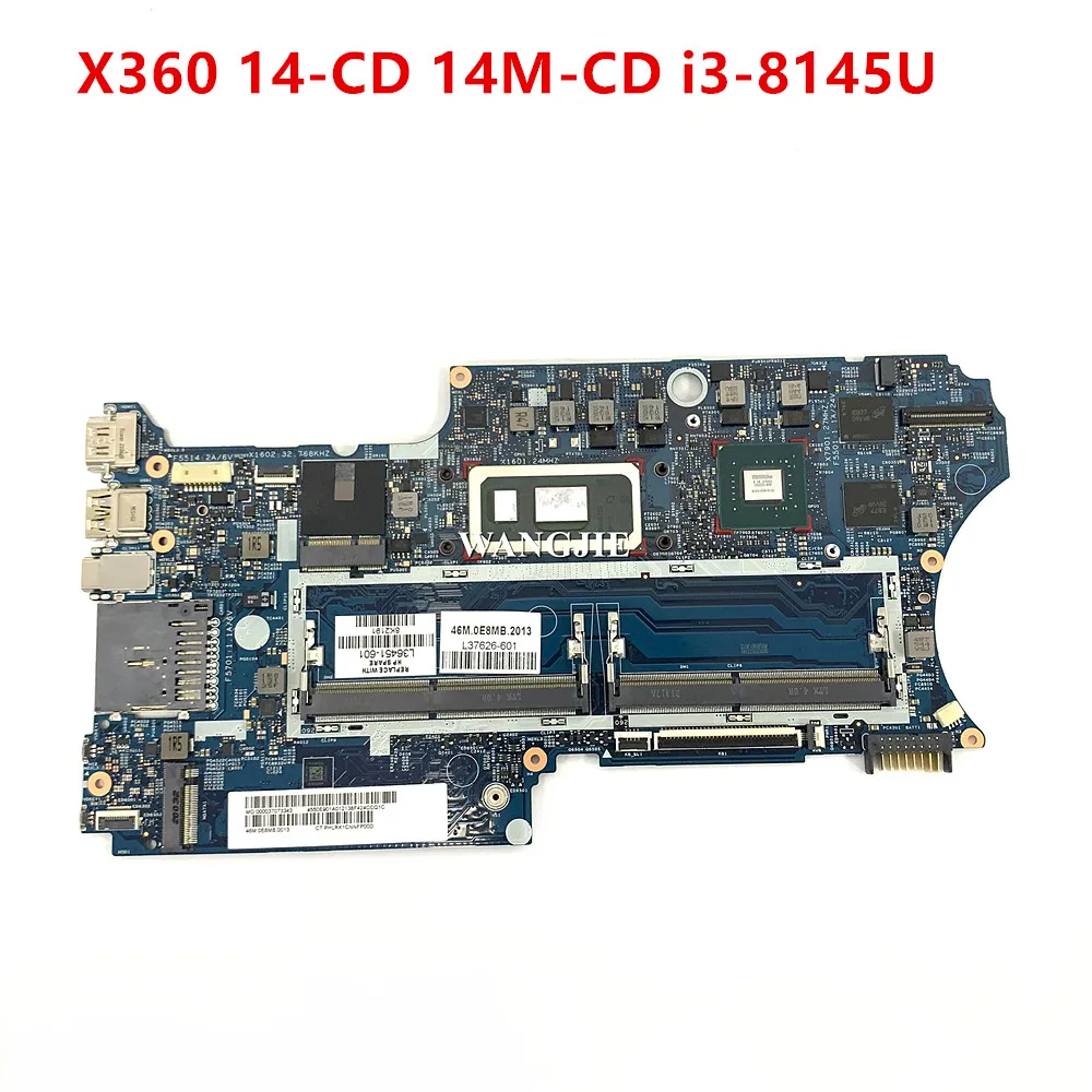 

For HP Pavilion X360 14-CD 14M-CD L36451-601 L36451-001 L37627-601 Laptop Motherboard 18737-1 MX130 2GB GPU DDR4
