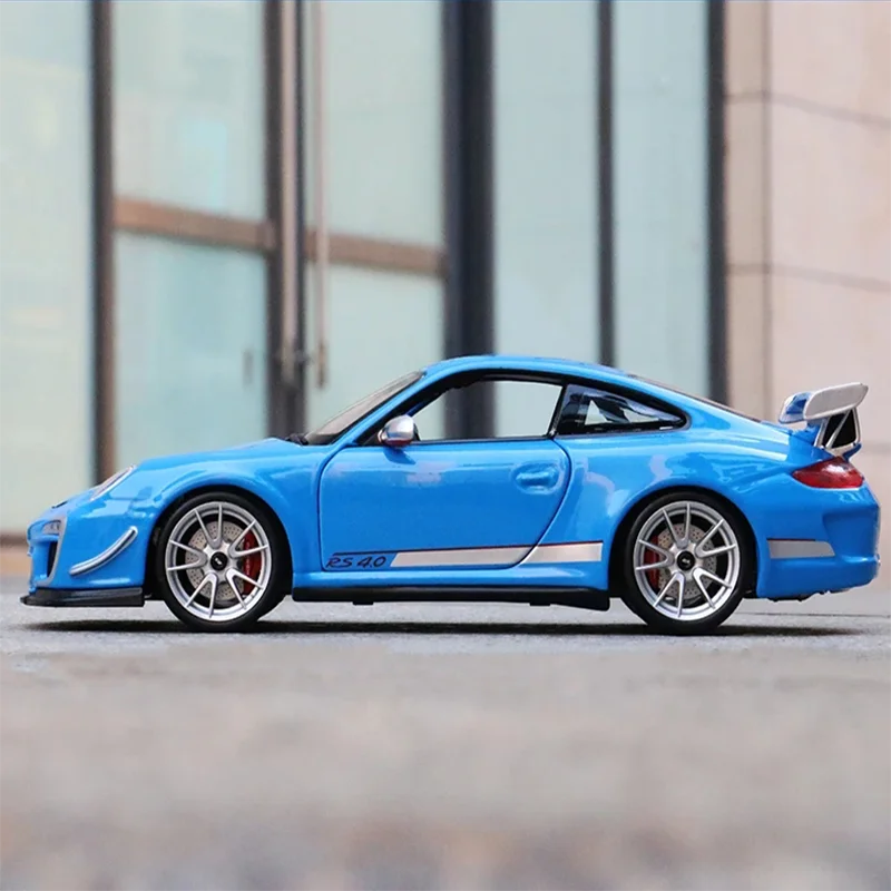 In Stock Special Offer Bburago 1:18 Porsche 911 Gt3 Rs 4.0 Alloy Miniature Diecast Model Porsche 911 Car Model Toys Kids Gift