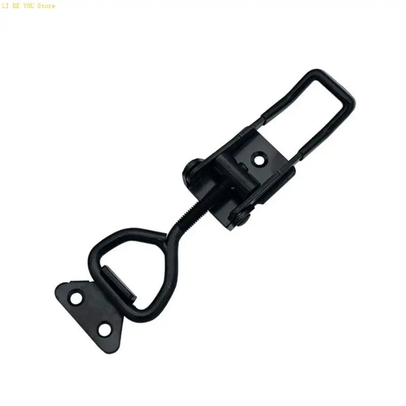 W3JE 1Pc Quickly Release Pull Latches Clamp Adjustable Toggles Latches Clamp Metal Steel Pull Hasp Latches Hasp Clamp