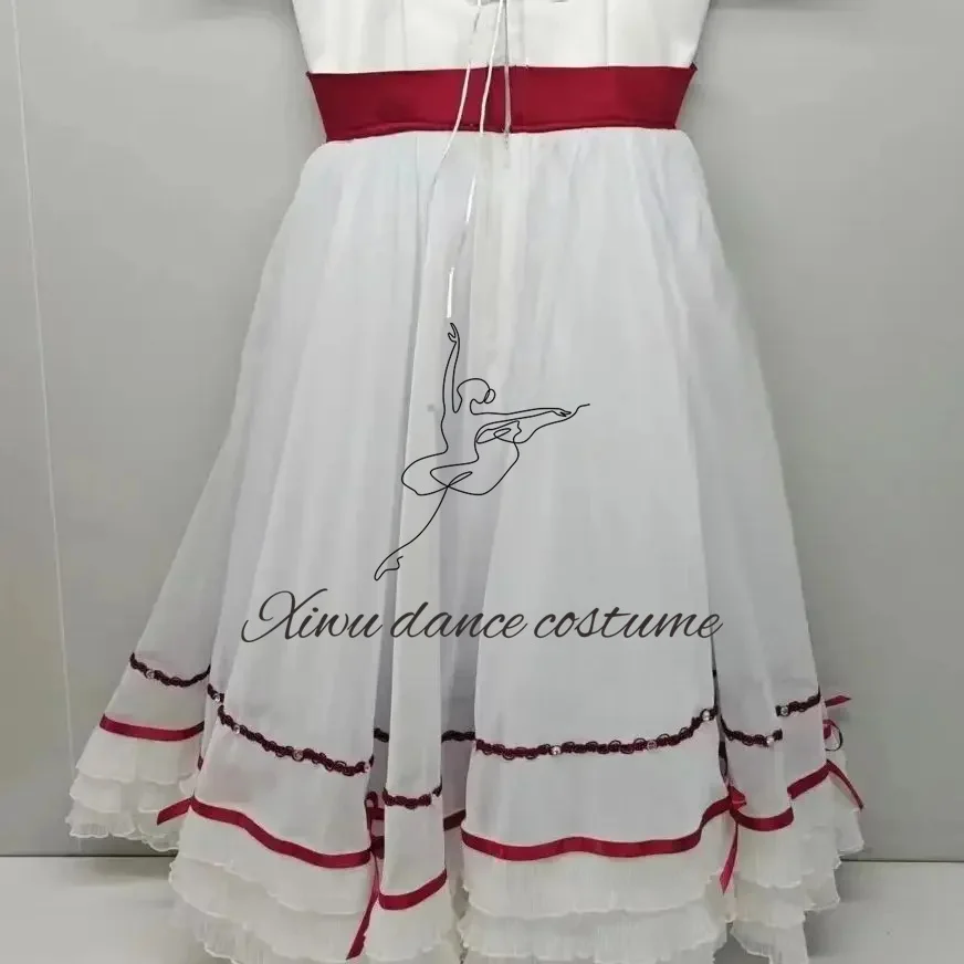 Robe de Ballet Lyrique Rose Contemporain pour Fille, Taille Personnalisée Exquise, Documents Personnalisés, Vêtements de Performance pour Enfants