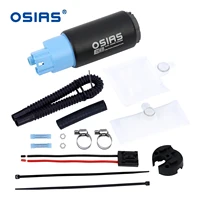 OSIAS Entrada 38MM 300LPH Bomba de combustible de repuesto OE segura y kit de instalación 04 E2068 Escobilla de carbón y conmutador de carbono hecho