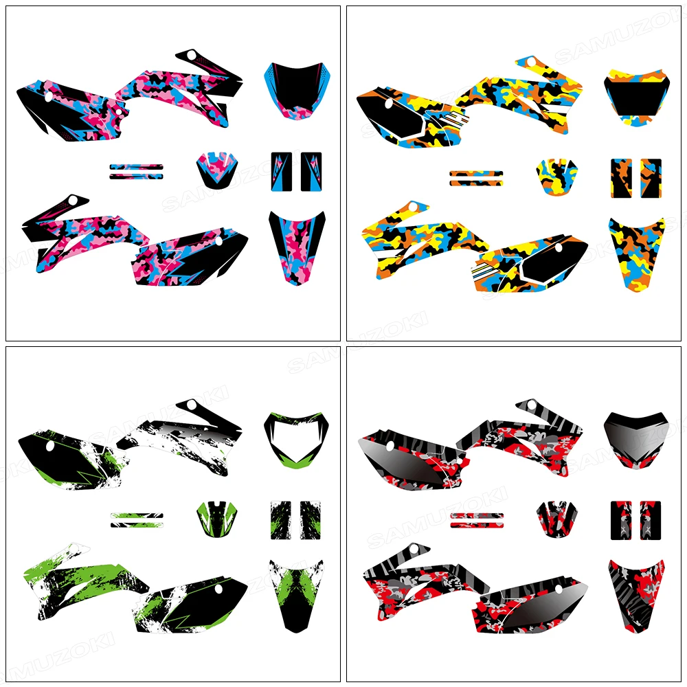 

Decoration Fairing Graphics Decals Kit Motorcycle Background Protector Stickers Fit for Yamaha TTR 110 TTR110 2008-2021