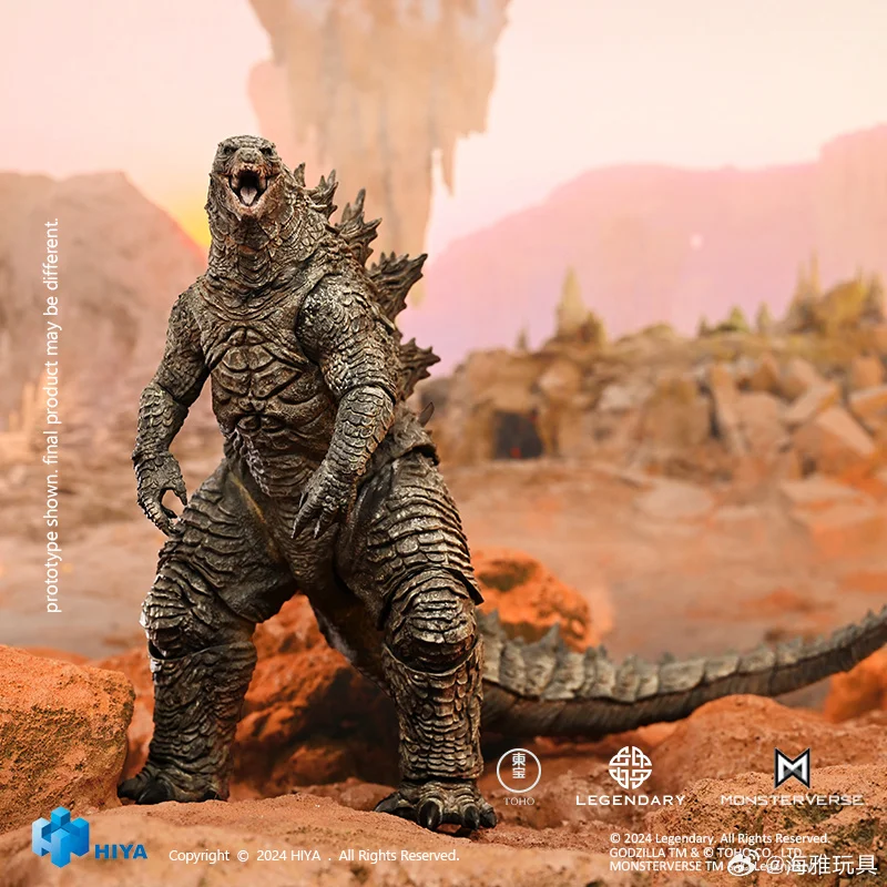 HIYA 18CM 7-Zoll-Actionfigur Exquisite Basic-Serie Godzilla X Kong The New Empire Godzilla Skull Crawler Godzilla 2014 Anime – Detail 4