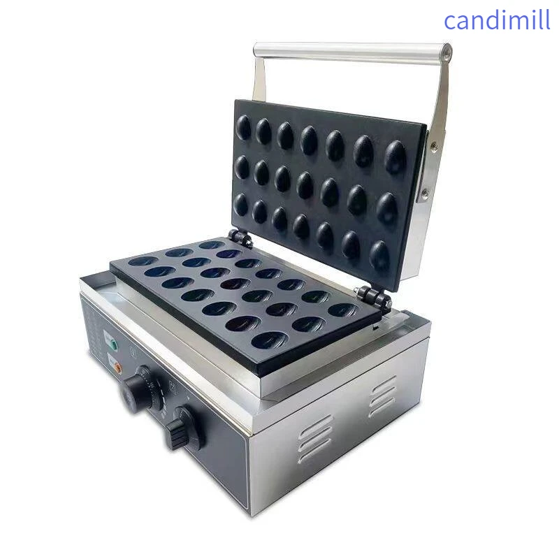Candimill 21-Hole Chestnut Crisp Bread Maker 220V/110V Commercial Electric Egg Waffle Machine Puff Pastry Snack Equipment