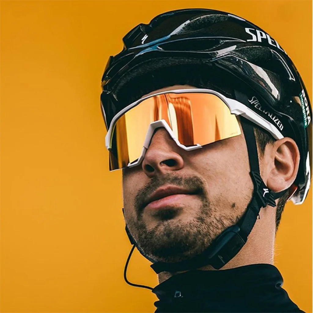 

New European and American colorful sunglasses Outdoor cycling sports glasses