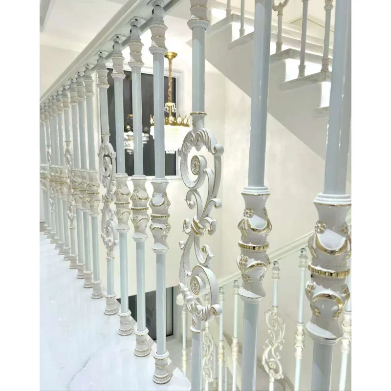 Custom.Design درابزين من الألومنيوم درابزين سلم مزخرف حديث فاخر