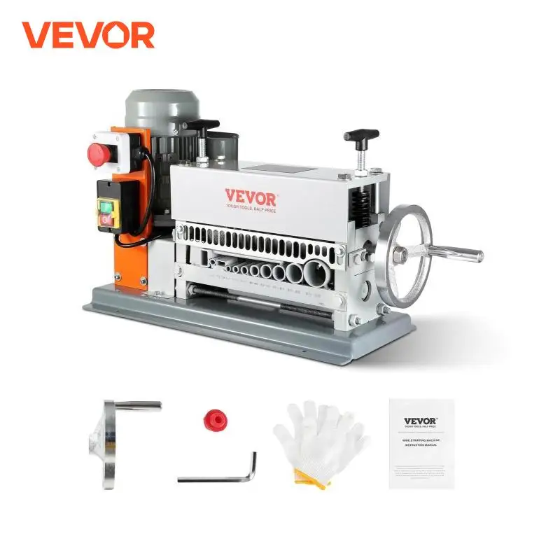 Vevor-電気手動ワイヤーストリッパー,ケーブルストリッパー,ワイヤーピーラー,370w,1.5-36mm, 11チャンネル,銅スクラップリサイクル用