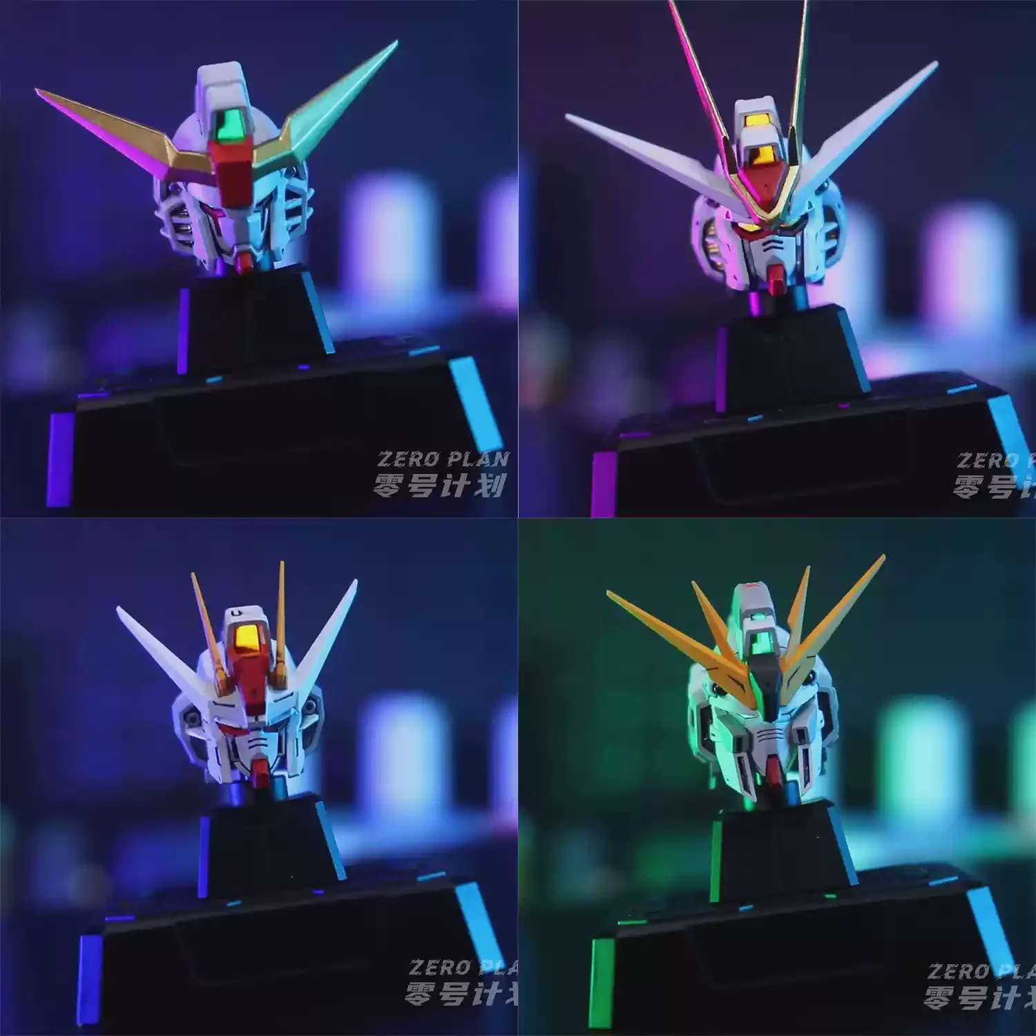 Предварительно окрашенная модель ZeroPlan Destiny Strike Freedom Strike Nu Head Sculpt Assembly Model Kit и фигурка Freedom Strike Freedom