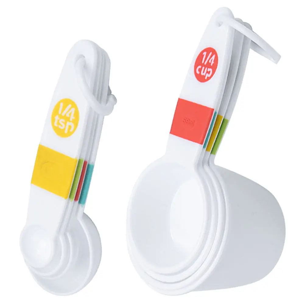 

1Set Baking Measuring Spoons Set Precise Measurement Multi-Functional Reusable Plastic Measuring Cups for Seasoning Coffee